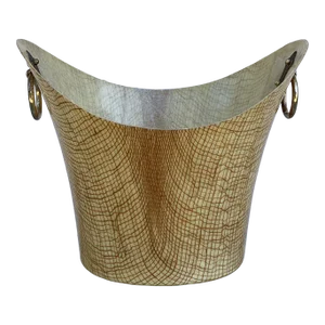 1950's Kimball Fiberglass Waste Basket /Ice Bucket