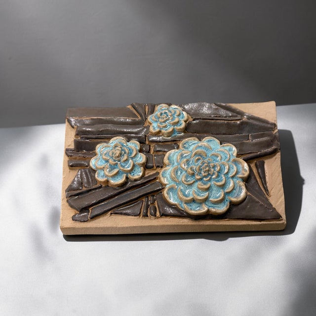 Ceramic Ceramic Wall Relief by Marianne Starck for Michael Andersen, Denmark, 1970s For Sale - Image 7 of 8