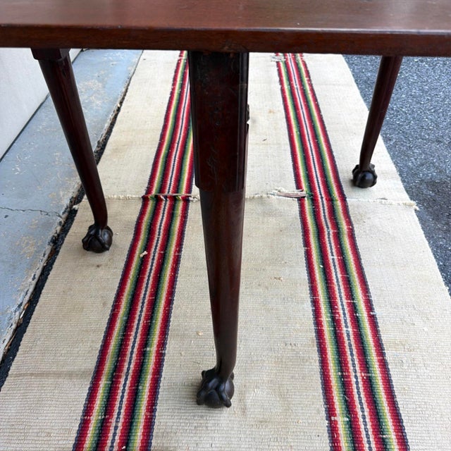 Antique English George III Mahogany Drop-Leaf Side Table, Circa 1760-1780 For Sale - Image 15 of 18