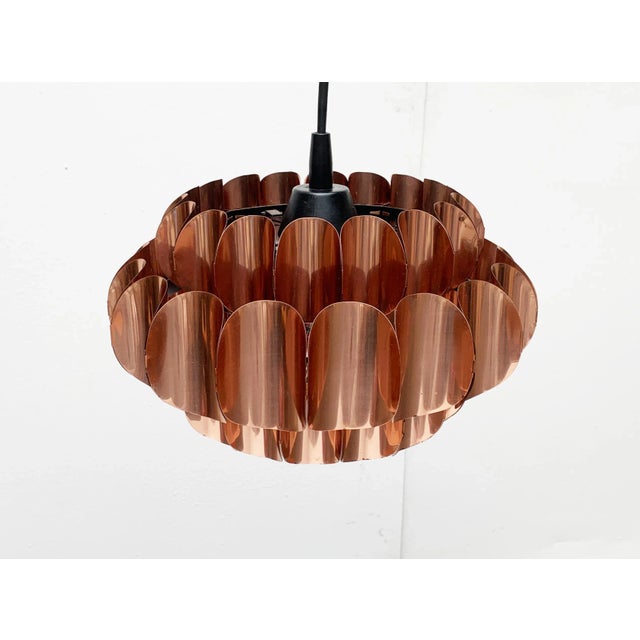 Black Mid-Century Modern Swiss Copper Type 810 Pendant Lamp by Hans Zender for Temde For Sale - Image 8 of 18