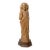 Vintage Hand Carved Wood Folk Art Religious Jesus Christ Sculpture Bust Statue For Sale