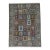 Garden Panel Area Rug, Hand-Knotted Wool, Bakhtiari Design, 5x8, Gray & Red For Sale