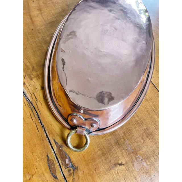 Late 19th Century Antique French Copper Gratin Dish For Sale - Image 5 of 5
