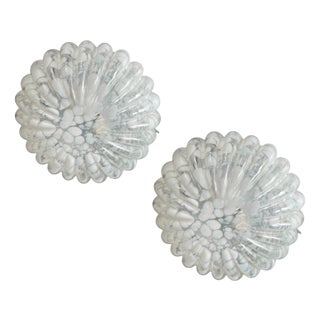 Murano Glass Sconces, 1970s, Set of 2 For Sale