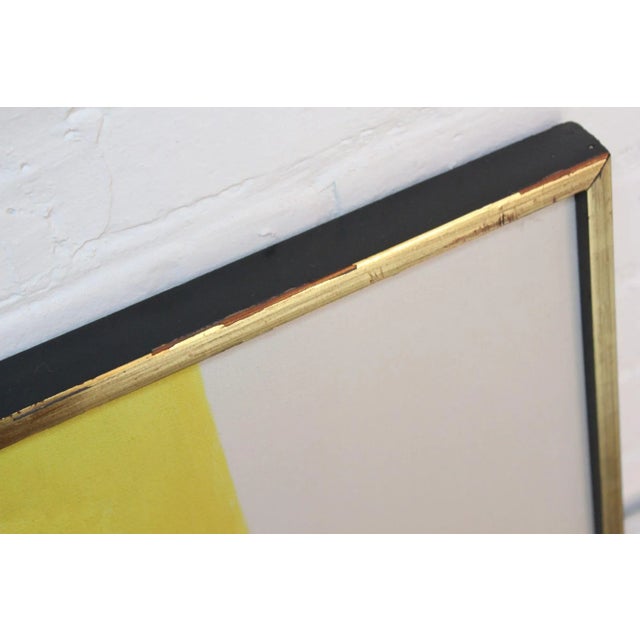 Modernist Figural Op Art Mixed Media on Canvas by Silverman For Sale - Image 10 of 13