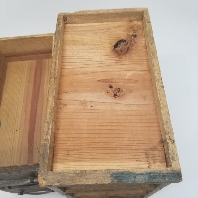 Vintage Japanese Wooden Three-Drawer Chest For Sale - Image 13 of 14