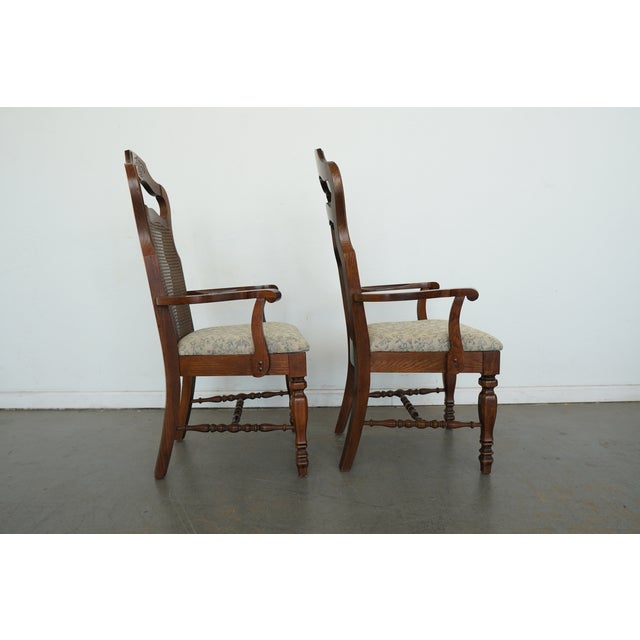 Textile Vintage Singer Furniture Co. Dining Chairs (Set of 5) For Sale - Image 7 of 18