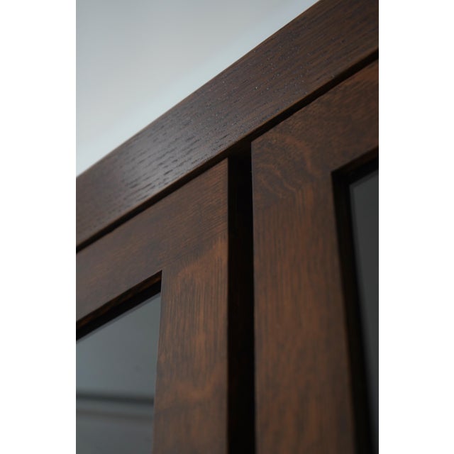 Stickley Arts & Crafts Mission Oak Highlands Display Cabinet For Sale - Image 10 of 18