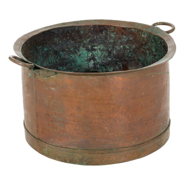 Danish Handmade Copper Bowl, 1750 For Sale