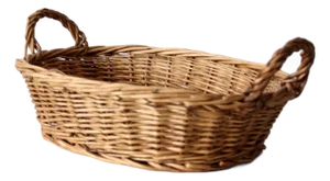 Vintage Wicker Gathering Basket