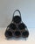 1970s Rattan and Leather Bottles Holder, French Work, Circa 1970 For Sale - Image 5 of 12