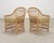 Wood Set of Eight Danny Ho Fong Rattan Garden Dining Armchairs For Sale - Image 7 of 18