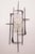 Gray Vintage Brutalist Wrought Iron Wall Lamp, 1960s-1970s For Sale - Image 8 of 13