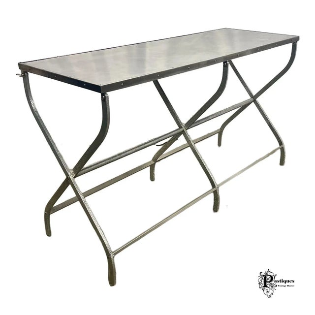 Contemporary Console Table by Mitchell Gold + Bob Williams featuring High Quality Craftsmanship, Stainless Steel...