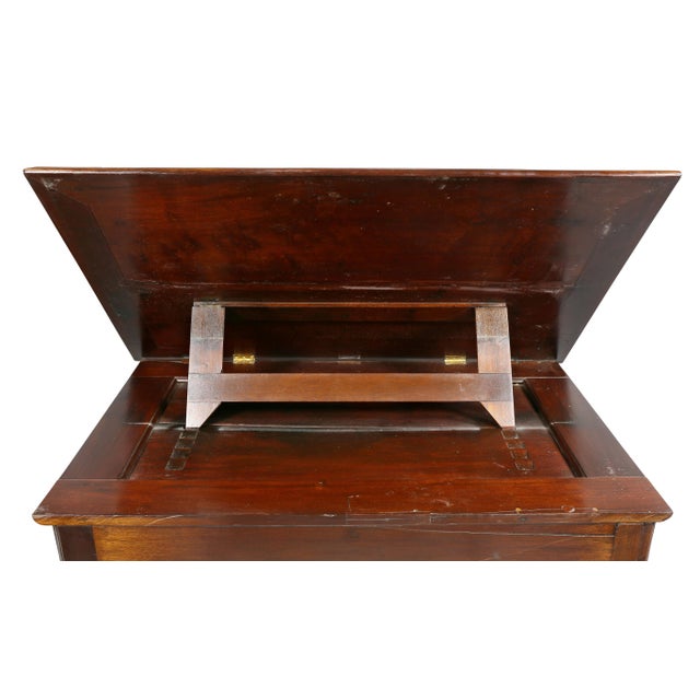 George III Mahogany Architects Table For Sale In Boston - Image 6 of 13