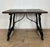 Spanish Baroque Style Side Table with Floral Marquetry Top and Ebonized Base, 1930 For Sale - Image 10 of 15