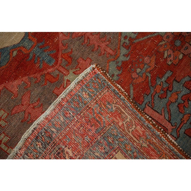 1920s Antique Persian Northwest Hexagonal Medallion Wool Rug For Sale In New York - Image 6 of 14
