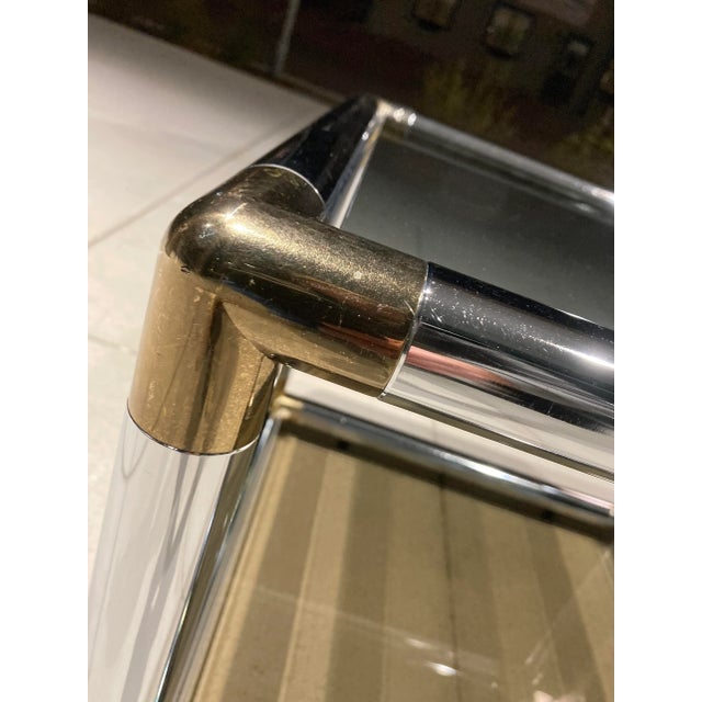 Tubular Chrome End Table For Sale - Image 11 of 13