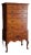 Tiger Maple Queen Anne Style Highboy Chest by Joseph F. Bachut (2005) For Sale