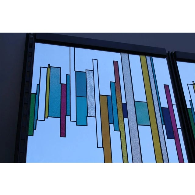 Large Modular Mirror Set by Lucio Del Pezzo for Rimadesio, Set of 3, in Very Good conditions. Designed 1980 to 1989 This...