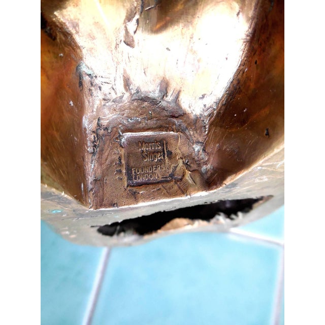 Helaine Blumenfeld, Girl Seated a la Japonaise Bronze Sculpture Morris Singer Foundry., 1964 For Sale In Miami - Image 6 of 10