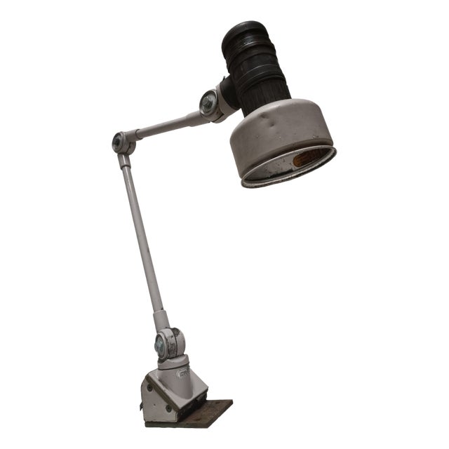 Vintage Industrial Table Lamp For Sale