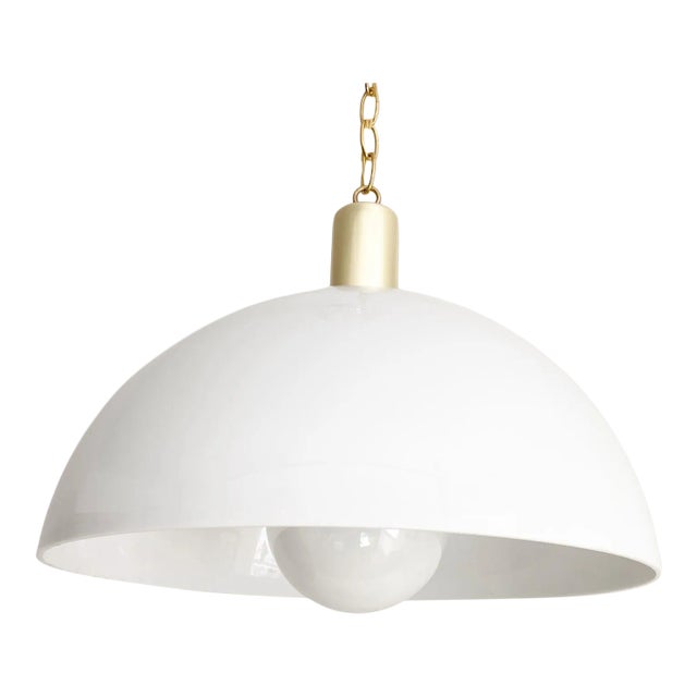 Modern Dome Pendant Light, 1970s For Sale