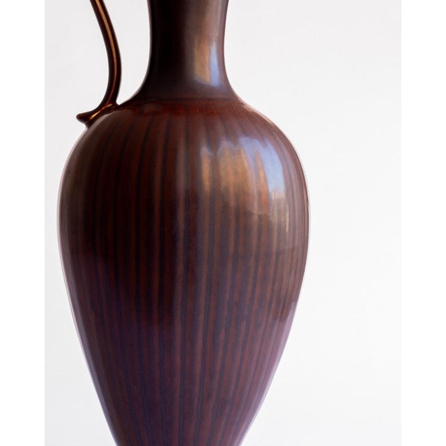Decorative Stoneware Vase by Gunnar Nylund for Rörstrand, Sweden, 1950s For Sale - Image 6 of 7