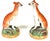 Pair of Victorian Staffordshire Pottery Seated Whippet Figures, Circa 1860 For Sale - Image 12 of 13