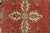 Kazak Rug 10’10” X 14’11” Red Wool Tribal Hand-Knotted Oriental Carpet For Sale - Image 10 of 15