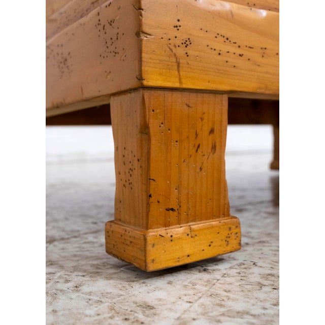 Baker Milling Road Tavertine Top Pine Nightstand For Sale - Image 11 of 15