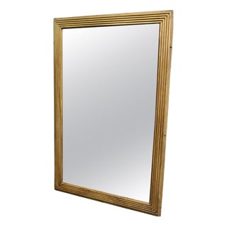 Large Antique Rectangular Mirror, 1850 For Sale