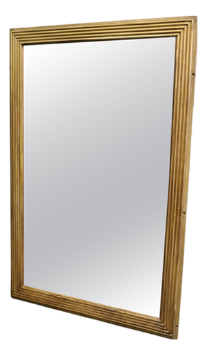 Large Antique Rectangular Mirror, 1850
