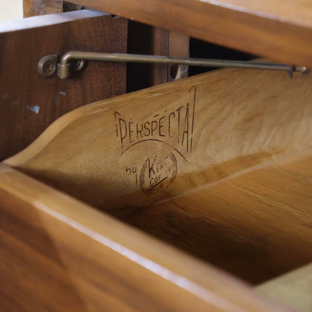 Kent Coffey Perspecta Vintage Mid Century Modern 12 Drawer Lowboy Dresser C. 1960s For Sale - Image 15 of 15