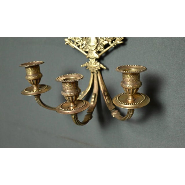 Bronze Wall Sconces, Set of 2 For Sale - Image 11 of 14