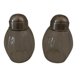 Christofle Orfevrerie Salt & Pepper Shakers France 1950’s