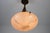 Glass Round Art Deco Glass Pedant Lamp, 1930s, Germany For Sale - Image 7 of 11