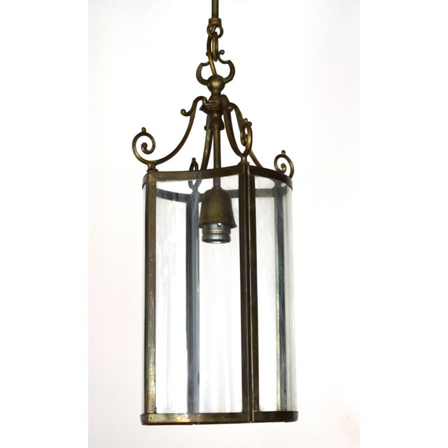 Metal Small Vintage Pendant Light, 1950s For Sale - Image 7 of 10