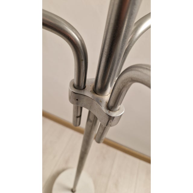 Arenzano Tre Fiamme Floor Lamp in Brass, Opaline Glass and Marble by Ignazio Gardella for Azucena, 1970s For Sale - Image 11 of 18