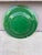 French Country French Green Majolica Leaves Plate Salins, Circa 1890 For Sale - Image 3 of 3