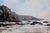 "Into the Light Study" is an oil on panel painting by Jon Doran, completed in 2026. This small study looks along a beach...