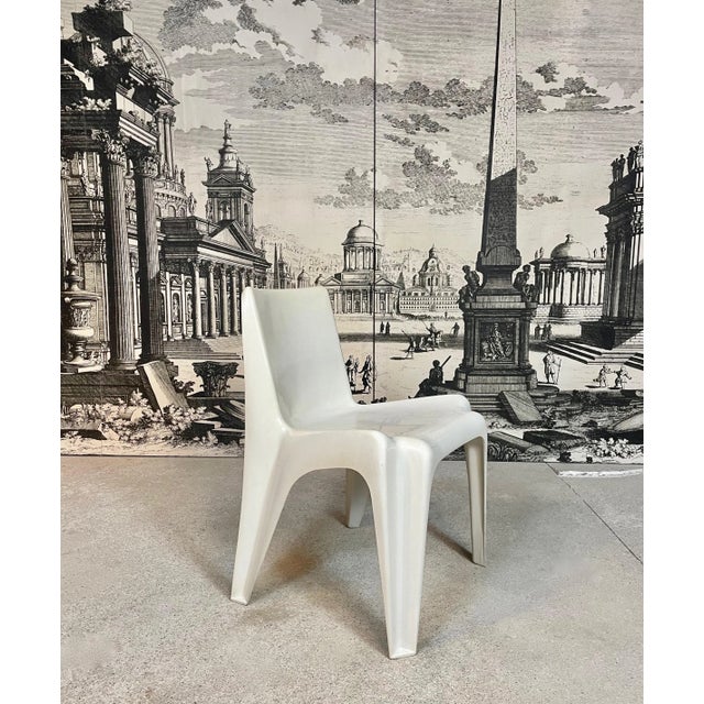 Modern German Stackable Fiberglass BA 1171 Side Chair by Helmut Bätzner for Bofinger, 1960s For Sale - Image 3 of 14