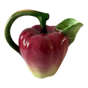 Vintage Ceramic Apple Shaped Pitcher Made by the Haldon Group