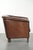 Art Deco Sheepskin Club Armchair with Black Piping For Sale - Image 3 of 14