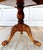 English English Georgian Revival Burl Veneer Coffee Table With Double Pedestal Base For Sale - Image 3 of 18