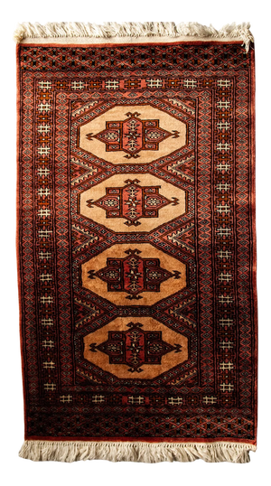 Vintage Hand-Knotted Wool Rug, 1970s