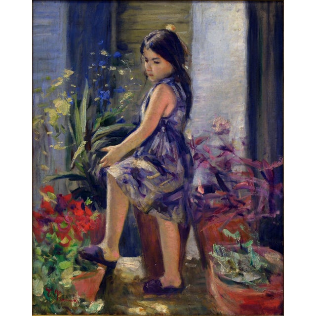 Experience the charm and warmth of Southern Italy with this exquisite oil on canvas painting by Tonino Manna, a renowned...