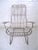 Mid 20th Century Vintage Industrial Iron Rocking Chair For Sale - Image 5 of 8