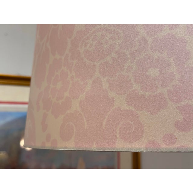 Dwm Maloos Custom Damask Lighting Pendant For Sale - Image 9 of 12