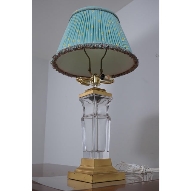 Age: Approx: 25 Years Old Details: Quality Construction Bright Modern Color & Print Shade Nice Decorative Lamp Condition:...